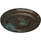 Ekena Millwork Maria Ceiling Medallion (Fits Canopies up to 1 3/4"), 9 5/8"OD x 1 1/8"P, Bronze Blue Patina CM09MABBS - alternate 3